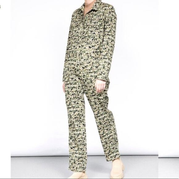 Wildfang Pants - BP + WildFang Utility Camo Print Coveralls Jumpsuit Size 3X